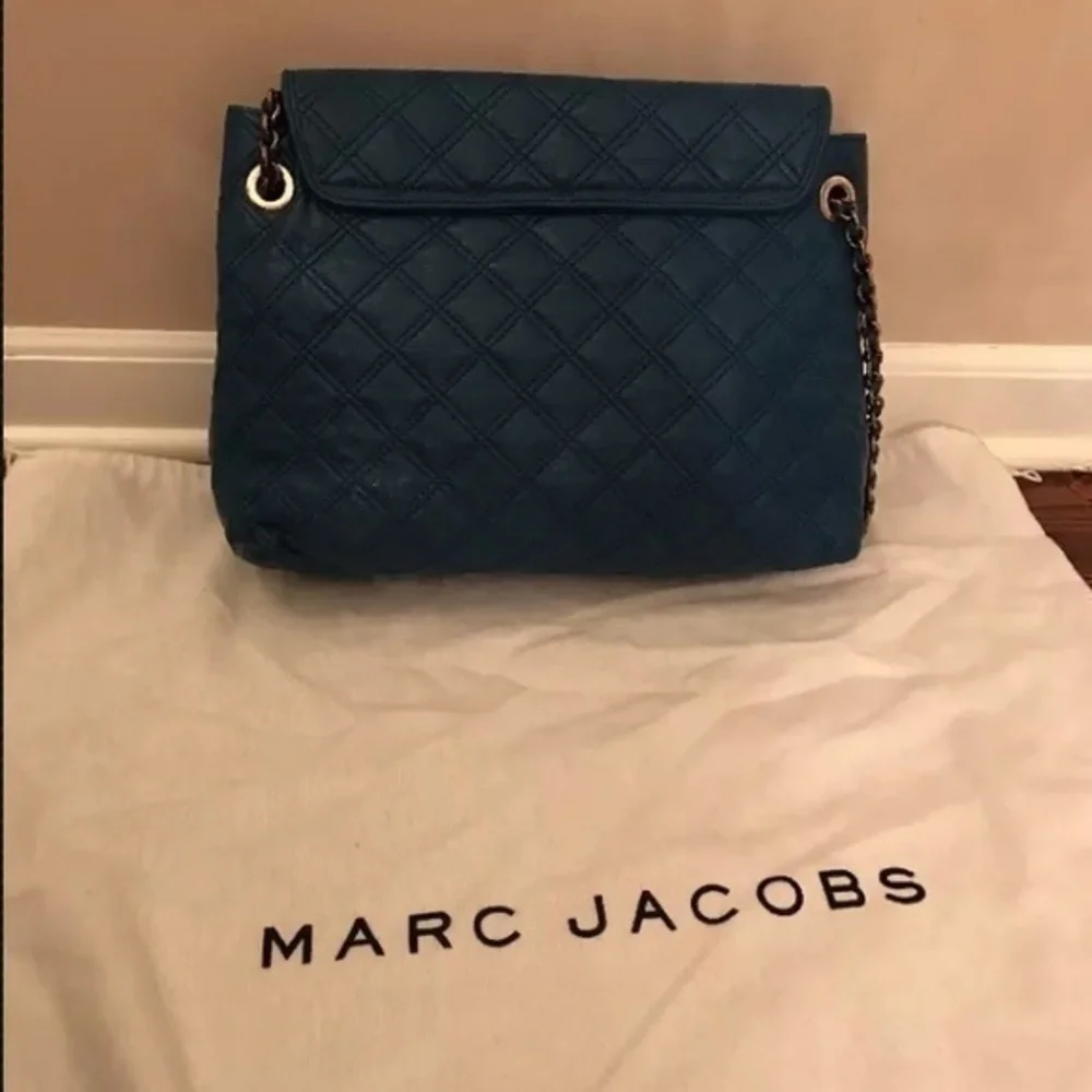 Marc Jacobs Leather Quilted Evening Shoulder Bag